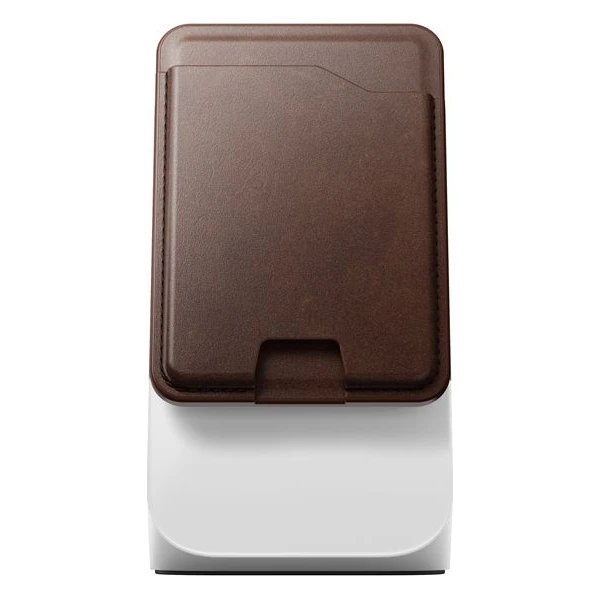 Nomad Leather Mag Wallet peňaženka s Apple Find My hnedá - Peňaženky - Obrázok baefa25db16c4a02b704c953fb014cb3