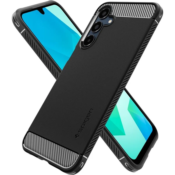 Spigen Rugged Armor kryt Samsung Galaxy A16/A16 5G matne čierny - Puzdra - Obrázok bb0bb699fb2c4b09927b7aa443d33863