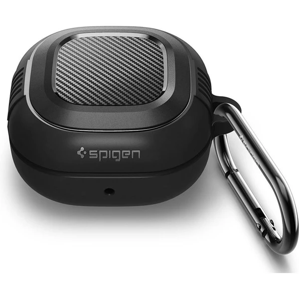 Spigen Rugged Armor kryt Samsung Galaxy Buds FE/Buds 2/Buds Pro 2/Buds Pro/Buds Live čierny - Puzdra - Obrázok bb0c3747a1f84ef6b2536b894095e55a