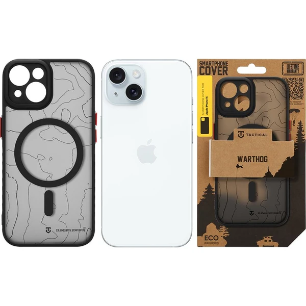 Tactical MagForce Warthog Kryt pre Apple iPhone 15 Asphalt - Puzdra - Obrázok bb2a8c8ace2b408c9869dc3114383f16
