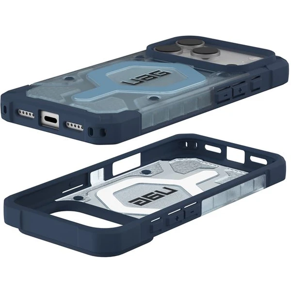 UAG Pathfinder Clear Magsafe kryt iPhone 17 Pro modrý - Puzdra - Obrázok bb34f93bf36943daa3aac09e324a34f2