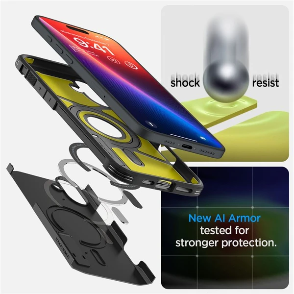 Spigen Tough Armor MagSafe kryt iPhone 16 Plus black - Puzdra - Obrázok bb367fdec7fd43a4a9ece39bd9c056cc