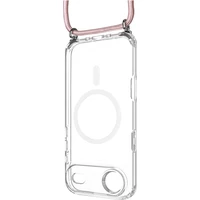 FIXED MagPure Neck kryt s ružovou šnúrkou na krk pre Apple iPhone Air - Puzdra