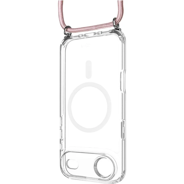 FIXED MagPure Neck kryt s ružovou šnúrkou na krk pre Apple iPhone Air - Puzdra - Hlavný obrázok