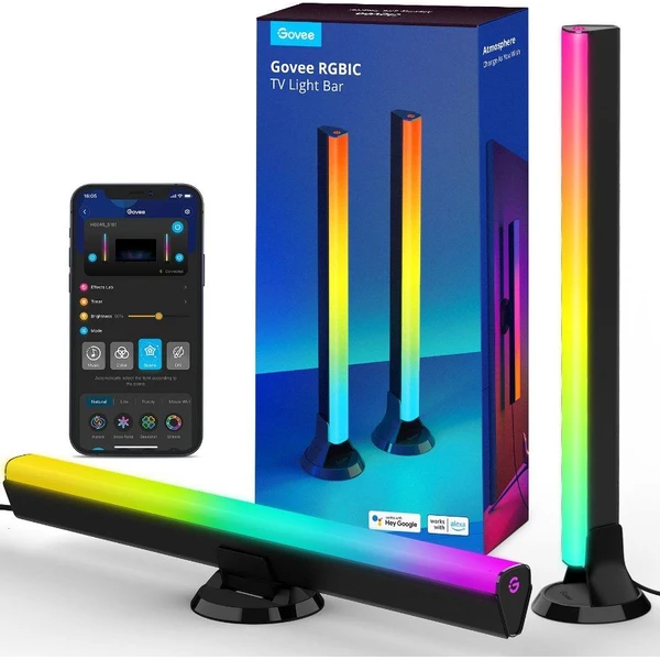 Govee Smart LED RGBIC panel 38cm pre TV 43-75", 2ks - Inteligentné osvetlenie - Hlavný obrázok