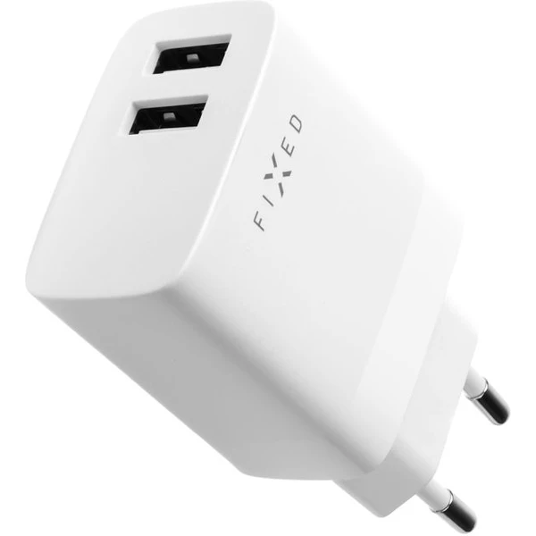 FIXED nabíjačka s USB-A/Lightning káblom, 1 m, MFi, 17W, biela - Nabíjačky - Obrázok bb7637bdae6443c9ad52f49e6887ad50