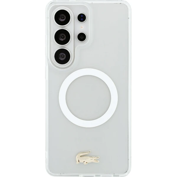 Lacoste PC/TPU matný povrch zlaté logo magnetický kryt Samsung Galaxy S26 Ultra biely - Puzdra - Obrázok bbb087e482d24371bcf8fca474931127