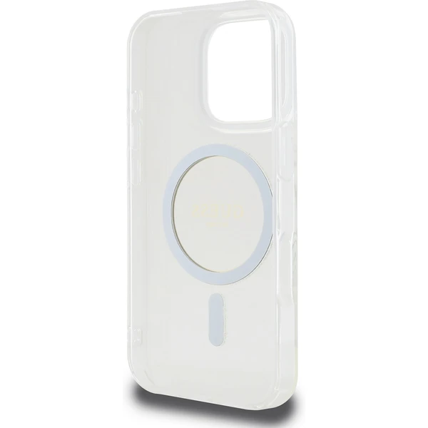 Guess IML Glitter Ring MagSafe kryt pre iPhone 16 Pro Max číry - Puzdra - Obrázok bbb2095cfd074d94822743108a1307ae