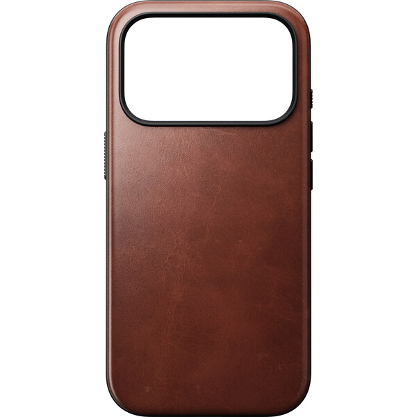 Nomad Modern Leather (Horween) MagSafe kožený kryt iPhone 17 Pro/18 Pro Olde Dublin - Puzdra - Obrázok bbb77aec9dd84953a61f9204578731d9