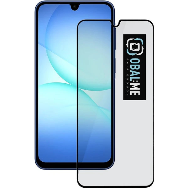 OBAL:ME 5D tvrdené sklo Samsung Galaxy A17 4G/5G čierne - Ochranné fólie a sklo - Hlavný obrázok
