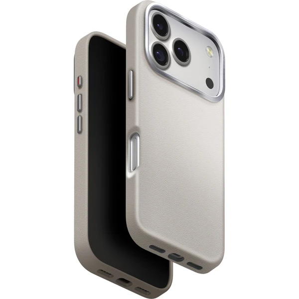 UNIQ Lyden Premium koženka MagClick MagSafe kryt iPhone 17 Pro Clay - Puzdra - Hlavný obrázok