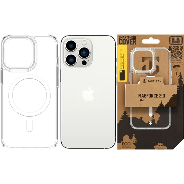 Tactical MagForce 2.0 Kryt pre Apple iPhone 13 Pro Silver - Puzdra - Obrázok bbf82c18c550424ea80c9a7dd1064626