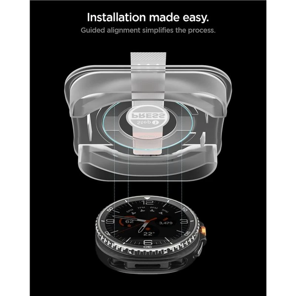 Spigen Glass TR EZ Fit 2 Pack sklo Galaxy Watch8 Classic (46mm) číre (2 ks) - Ochranné fólie a sklo - Obrázok bbf9e136f06b441eafe11451e1668975