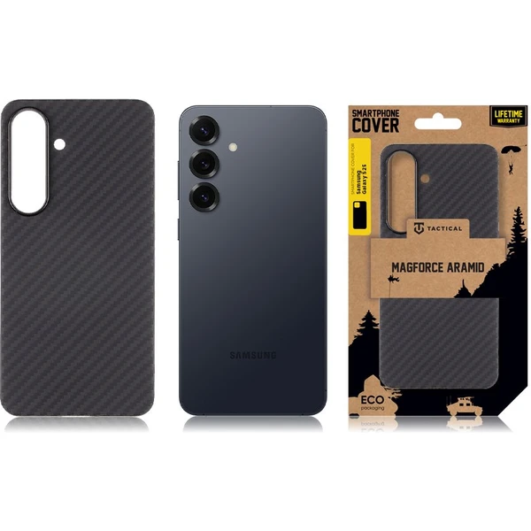 Tactical MagForce Aramid kryt Samsung Galaxy S25 čierny - Puzdra - Obrázok bc0a32eb19484f93bd166579ab07625e
