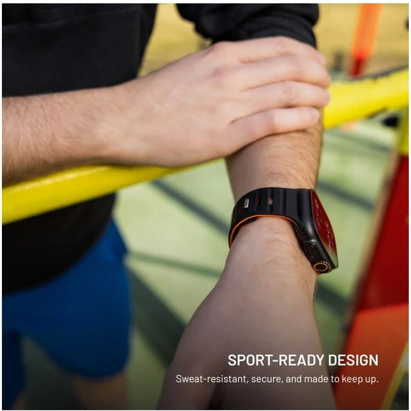 FIXED Silicone Magnetic Strap remienok Apple Watch 44/45/46/49mm čierny - Remienky - Obrázok bc13aa88171643b5b35be82d72bdd183