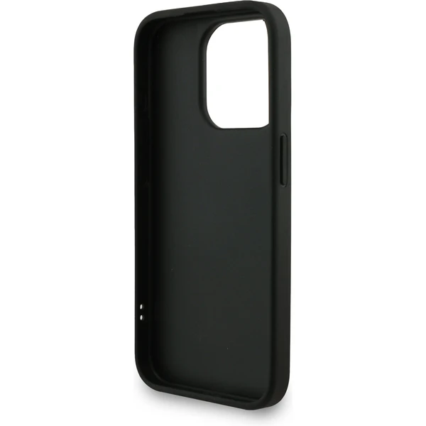 Guess PU 4G Metal Logo Strap kryt iPhone 15 Pro Max čierny - Puzdra - Obrázok bc22a3ebe0734665b0676c80e897d785