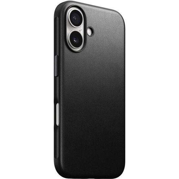 Nomad Modern Leather Case MagSafe kryt iPhone 16 čierny
