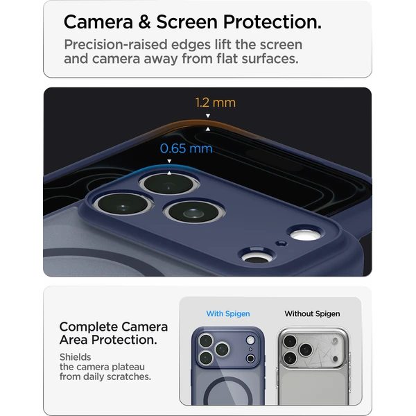 Spigen Ultra Hybrid MagSafe kryt iPhone 18 Pro/17 Pro frost deep blue - Puzdra - Obrázok bc418da6f6a840389156ef6a747ff442