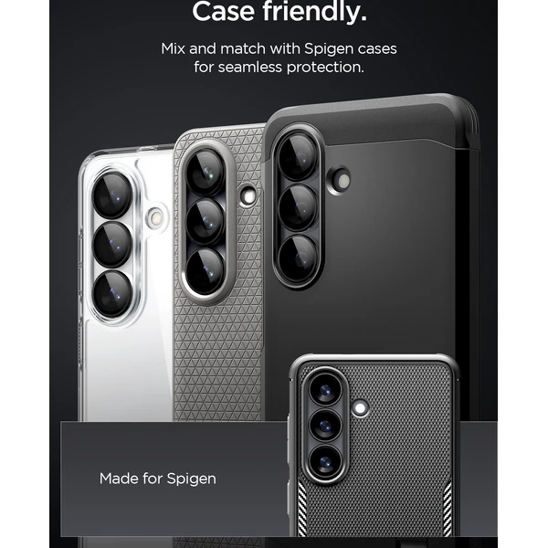 Spigen Glass tR EZ Fit Optik Pro HD skla na fotoaparát Samsung Galaxy S26+ čierna (2 ks) - Ochranné fólie a sklo - Obrázok bc44cfe3b82d435a9e851f0300e7eed5