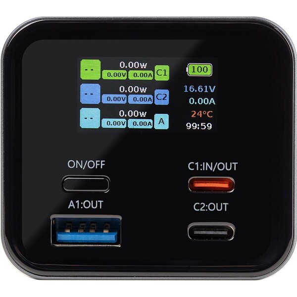 Taktická skupina Batéria do powerbanky (1xUSB-A, 2xUSB-C) 65W 20000mAh sivá - Powerbanky - Obrázok bc4b5aa1bde04c8aaa1c8e3b2804a0a5