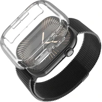 Ochranné púzdro FIXED Pure Watch s temperovaným sklom pre Apple Watch Series 10 46 mm, číre - Puzdra