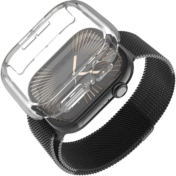 FIXED Pure Watch puzdro s temperovaným sklom Apple Watch Series 10 (46 mm) číre - Puzdra - Hlavný obrázok