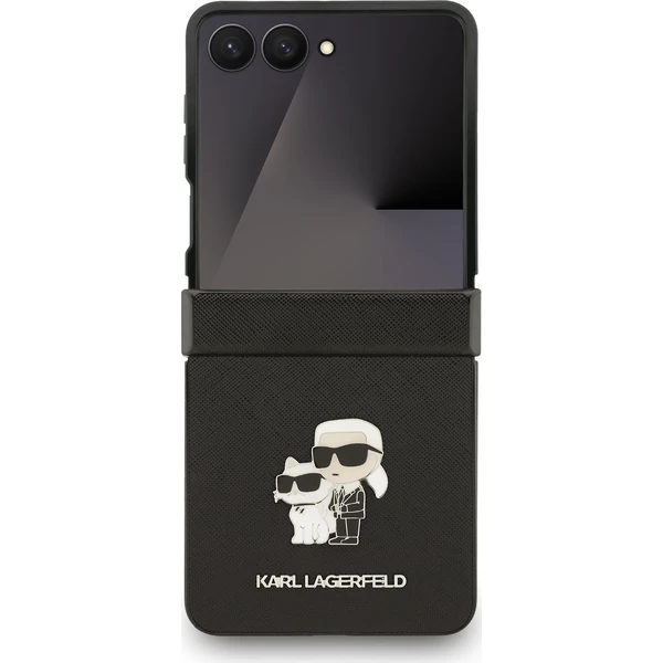 Karl Lagerfeld PU Saffiano Karl and Choupette kryt Samsung Galaxy Z Flip 7 čierny - Puzdra - Obrázok bc8478a82e804b50ae69a4e651ccdd89