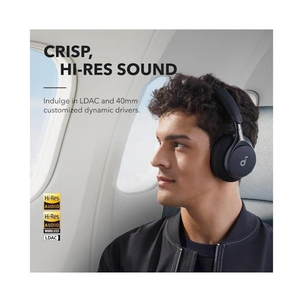 Anker Soundcore Space One bluetooth slúchadlá čierna - Slúchadlá - Obrázok bcc9d288a027418c80ec28ec3c0a1b75
