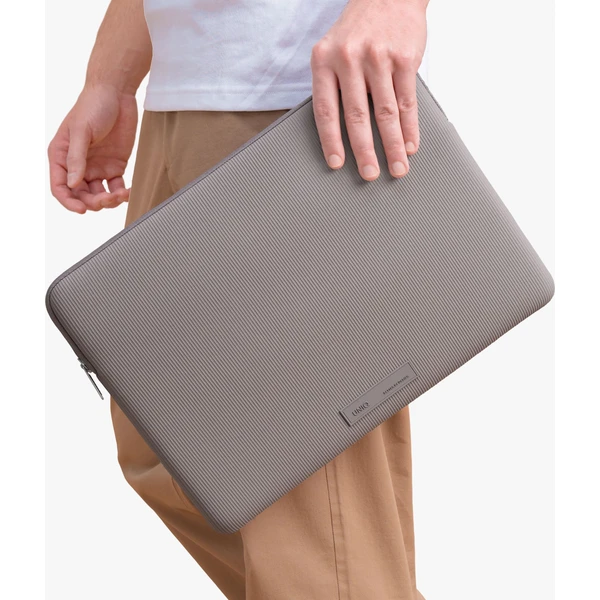 UNIQ Cyprus Ridge Edition neoprénové puzdro pre MacBook/notebook (13”/14") Pewter Grey - Puzdra - Obrázok bccf39f1a76f4727a990e86b5bf63b21