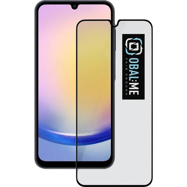 OBAL:ME 5D tvrdené sklo Samsung Galaxy A26 5G čierne - Ochranné fólie a sklo - Hlavný obrázok