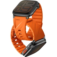 UNIQ Fluo Magnetický remienok pre Apple Watch (49-40mm) Volt Orange - Remienky