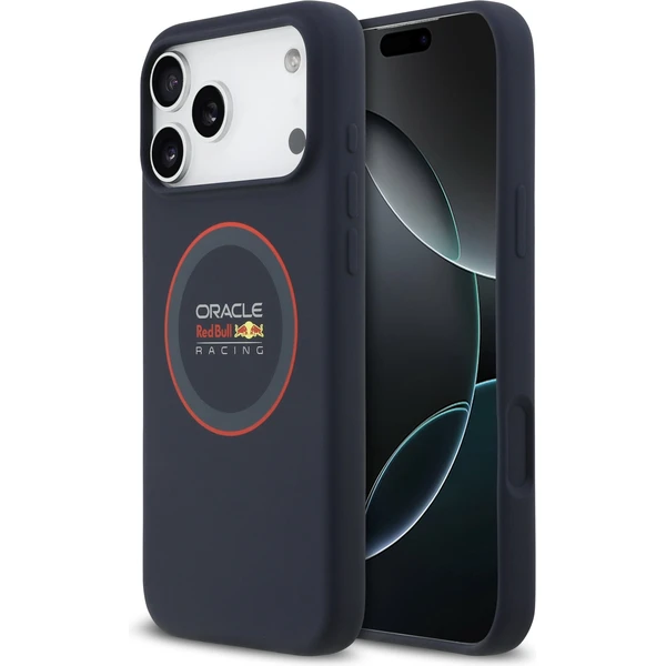 Oracle Red Bull Silicone Red Ring MagSafe kryt iPhone 17 Pro Max modrý - Puzdra - Hlavný obrázok
