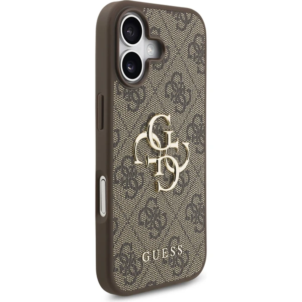 Guess PU 4G Metal Logo kryt iPhone 17 hnedý - Puzdra - Obrázok bd0607473c4447259322bb29b45861f9