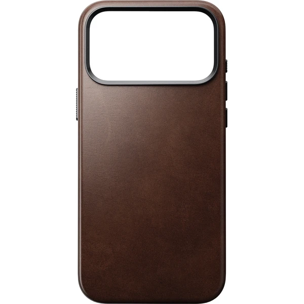 Nomad Traditional Leather (Horween) MagSafe kožený kryt iPhone 18 Pro Max Rustikálna hnedá - Puzdra - Obrázok bd06ebe01e7048199cedd35f42a5da9a