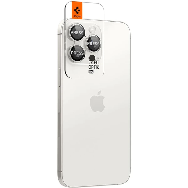 Spigen Glass TR EZ Fit Optik Pro skla iPhone 17-14 Pro/17-14 Pro Max white titan - Ochranné fólie a sklo - Obrázok bd0dfa7ab9f747079be49daaed8e29dc