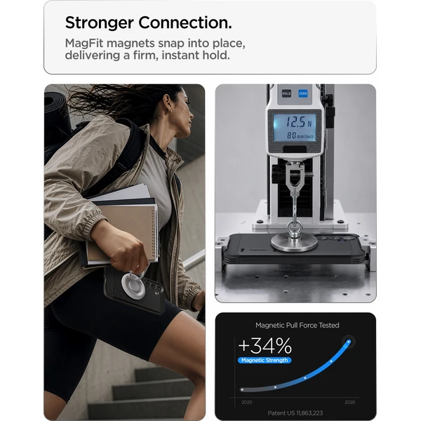 Spigen Tough Armor MagSafe kryt Samsung Galaxy S26 FE čierny - Puzdra - Obrázok bd11384bbd5445afb332f9aff8bca902