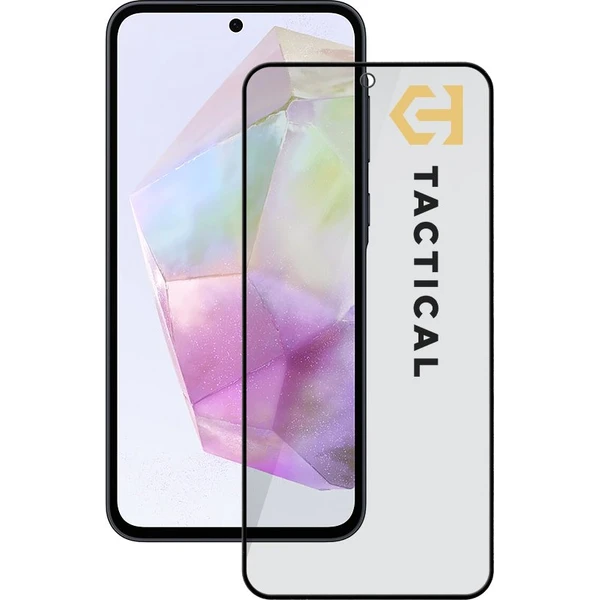 Tactical Glass Shield Privacy Stealth 5D sklo Samsung Galaxy A35 5G čierne - Ochranné fólie a sklo - Hlavný obrázok