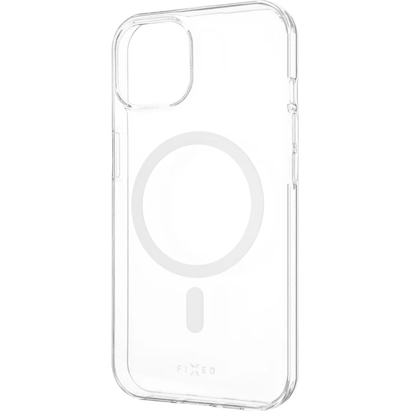 TPU gélový kryt FIXED MagStory AntiUV s podporou MagSafe pre Apple iPhone 15, priehľadný - Puzdra - Hlavný obrázok