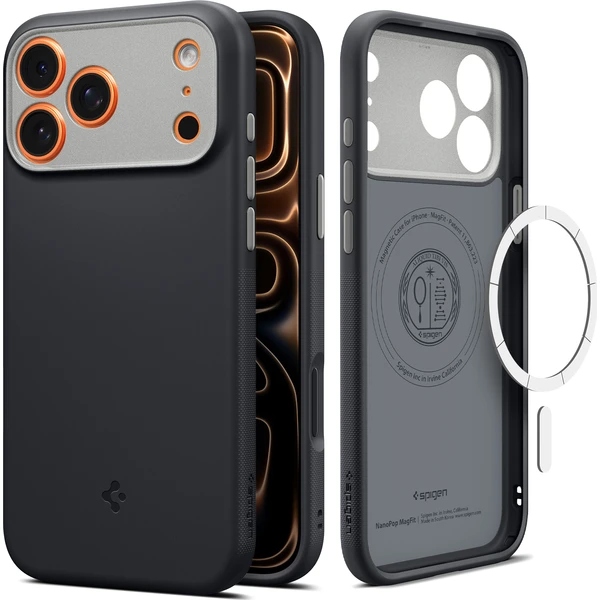 Spigen Nano Pop MagSafe kryt iPhone 18 Pro/17 Pro black sesame - Puzdra - Obrázok bd537b6da0dc4a1e91ea6a5b7b17f18b