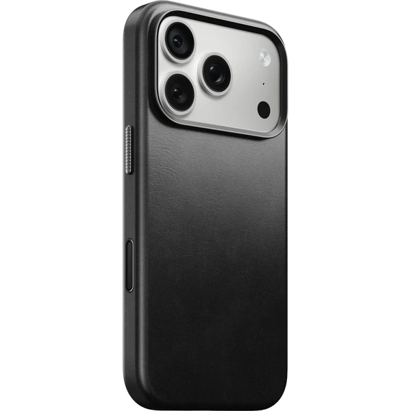 Nomad Traditional Leather (Horween) MagSafe kožený kryt iPhone 17 Pro/18 Pro Black - Puzdra - Hlavný obrázok