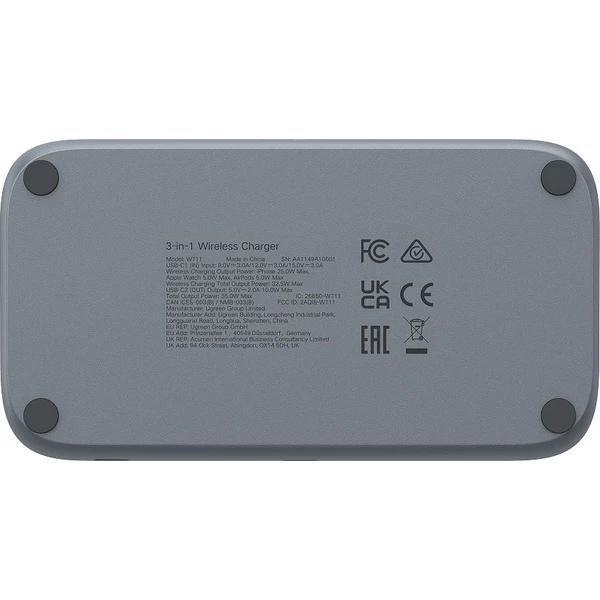 UGREEN Magflow MagSafe/Qi2.2 3v1 nabíjačka (25W) svetlo modrá - Nabíjačky - Obrázok bd5ba57106604e4aa3a932173bd3135b