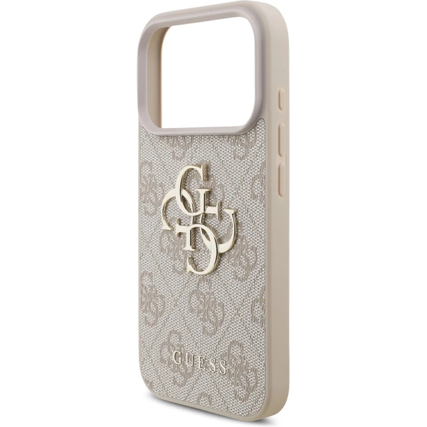 Guess PU 4G Metal Logo Strap kryt iPhone 17 Pro ružový - Puzdra - Obrázok bd73427fa0fd4915b219d5accf0e5c5e
