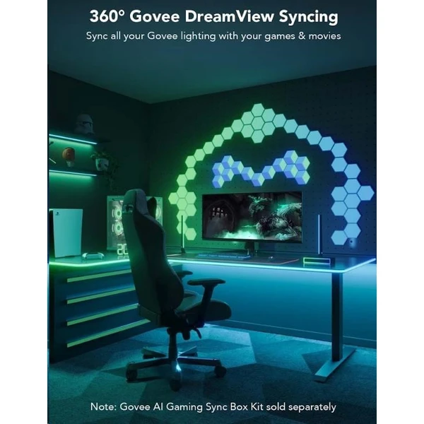 Govee Neon LED podsvietenie pod stôl, 3m - Inteligentné osvetlenie - Obrázok bd75cdf916c04bc28c75cd76b4e52f33