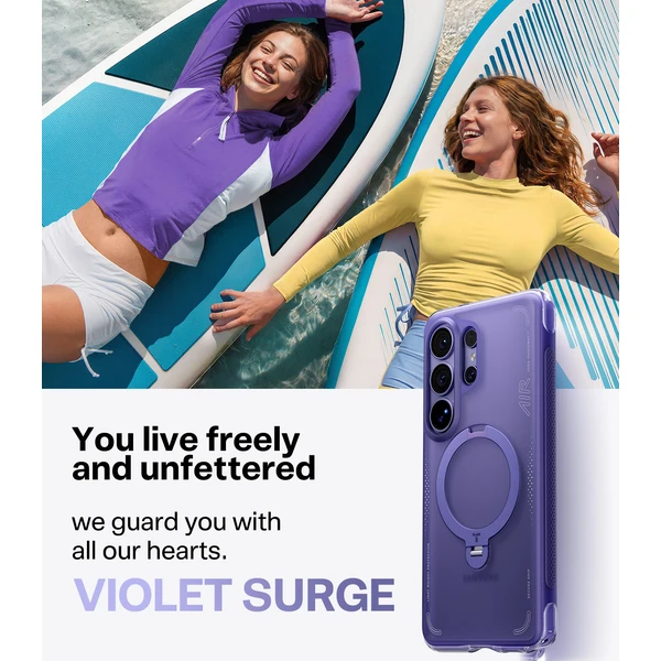 Torras Ostand Q3 Air MagSafe kryt Samsung Galaxy S26 Ultra violet surge - Puzdra - Obrázok bd7e3621689942429c98b216c8b19886