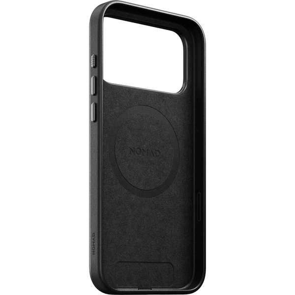 Nomad Traditional Leather MagSafe kožený kryt iPhone 18 Pro Max Black - Puzdra - Obrázok bd9784f6bd724e95a5df4ca443e8689b