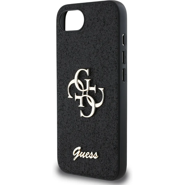 Guess PU Fixed Glitter 4G Metal Logo kryt iPhone 17e/16e čierny - Puzdra - Obrázok bd9cd136fe404a62a5883d0ba5b9d4bc