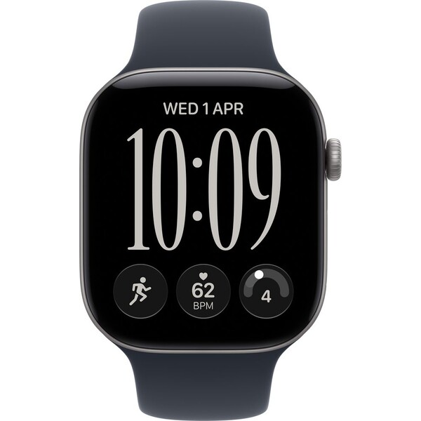 Apple Watch Series 12 Cellular (42mm) Vesmírně šedý hliník s námořnicky modrým sportovním řemínkem S - Inteligentné hodinky - Obrázok bdb6233b0c9c4174979a02df2b79e65c