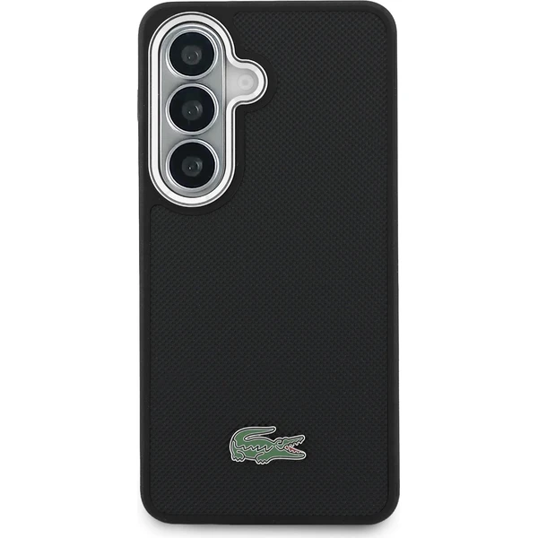 Lacoste Petit Pique Kovové logo Magnetický kryt Samsung Galaxy S26 čierny - Puzdra - Obrázok bddc111ec1594828bcdf26ccd03ff365