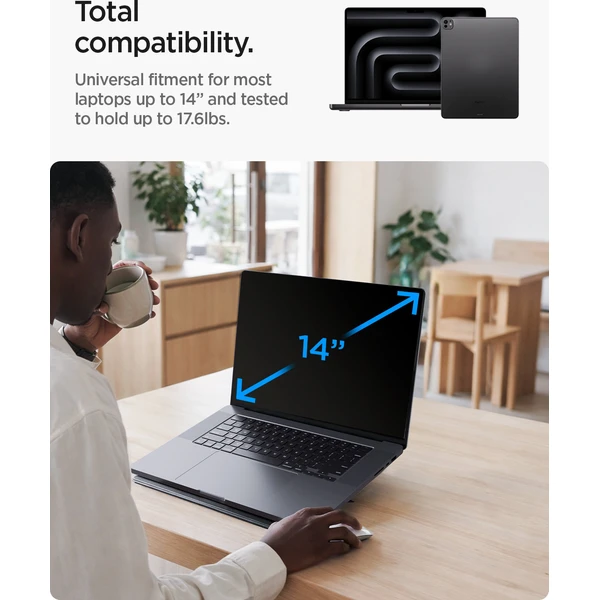 Spigen Slim Fold Laptop Stand LD201-S7 stojan čierny - Stojany - Obrázok bdec5b1afd3c4e9fa164d4739004d052