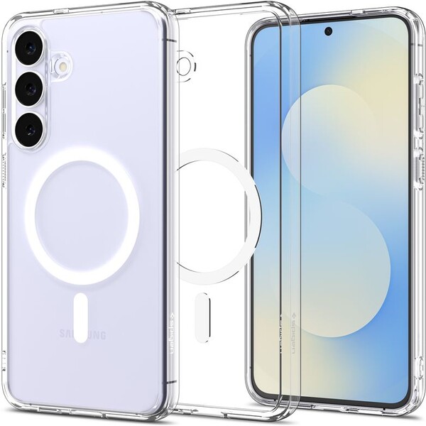 Spigen Ultra Hybrid MagSafe kryt Samsung Galaxy S25 FE číry/biely - Puzdra - Hlavný obrázok